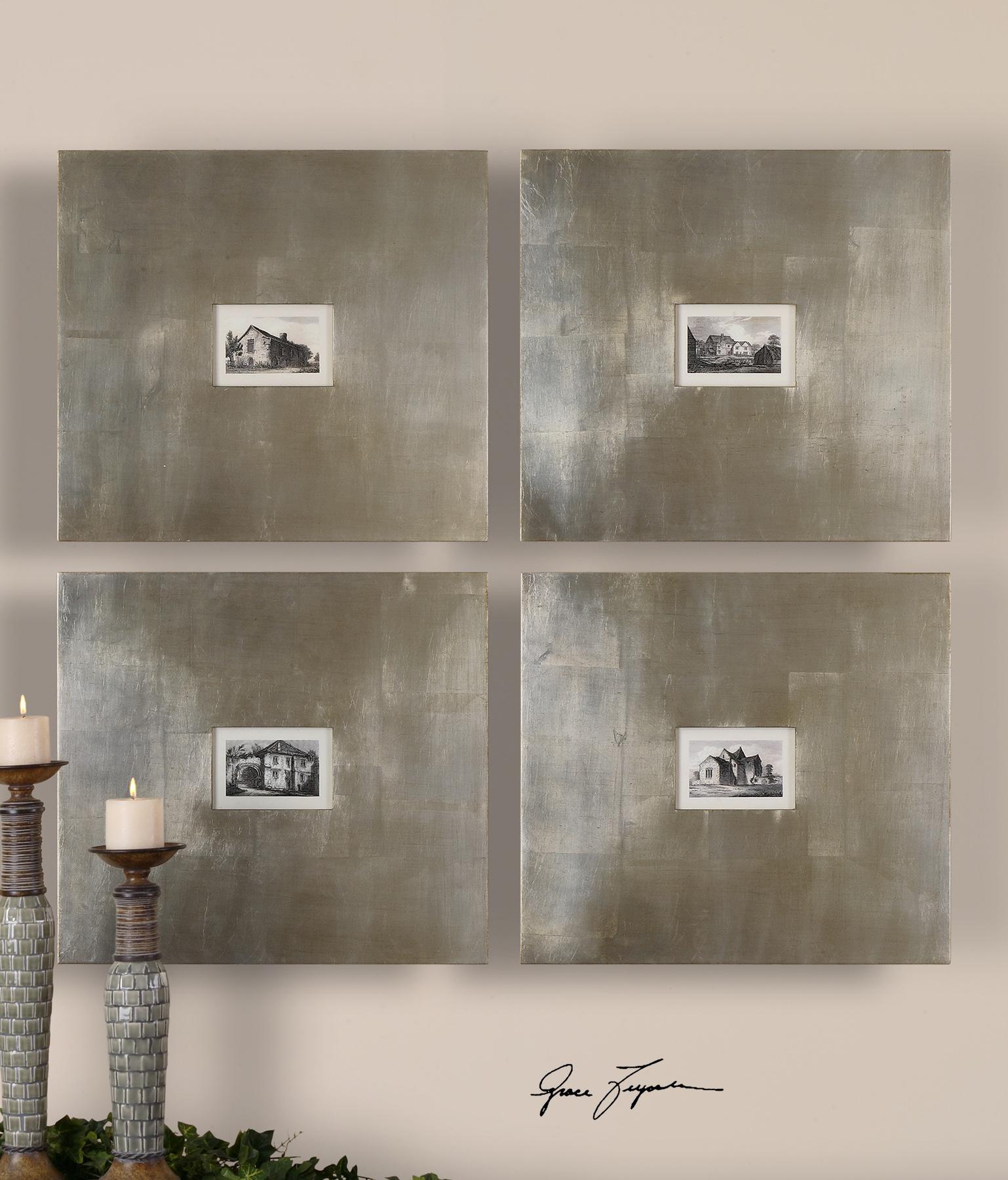 Historical Buildings Set of 4