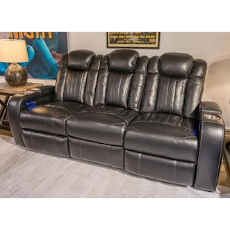 PWR REC Sofa with ADJ Headrest