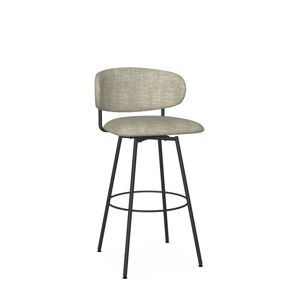 Upholstered Bar Height Swivel Stool