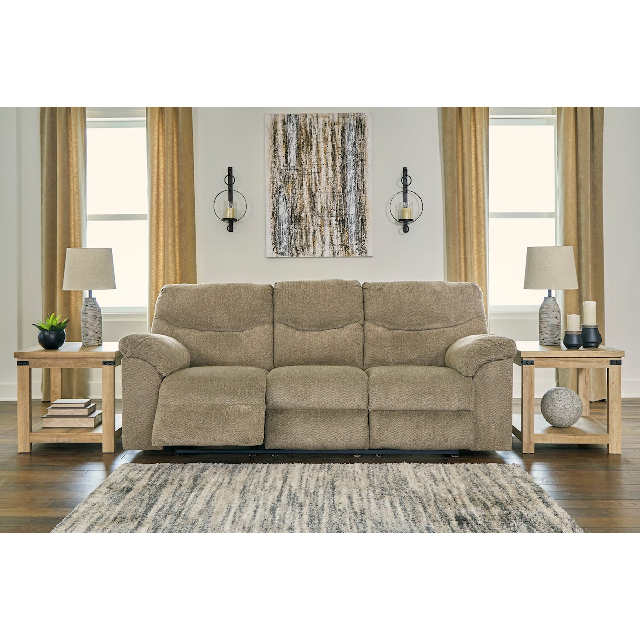 Signature Design by Ashley Furniture Alphons Reclining Sofa