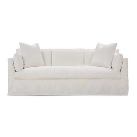 90" Bench Cushion Sofa with Slipcover