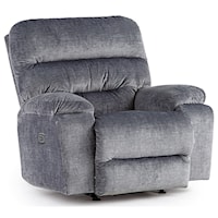 Casual Power Space Saver Recliner with Power Headrest and USB Port