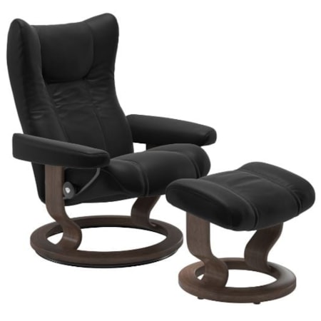Small Reclining Chair and Ottoman
