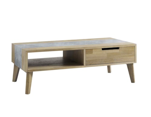 Mid-Century Modern Coffee Table with Storage