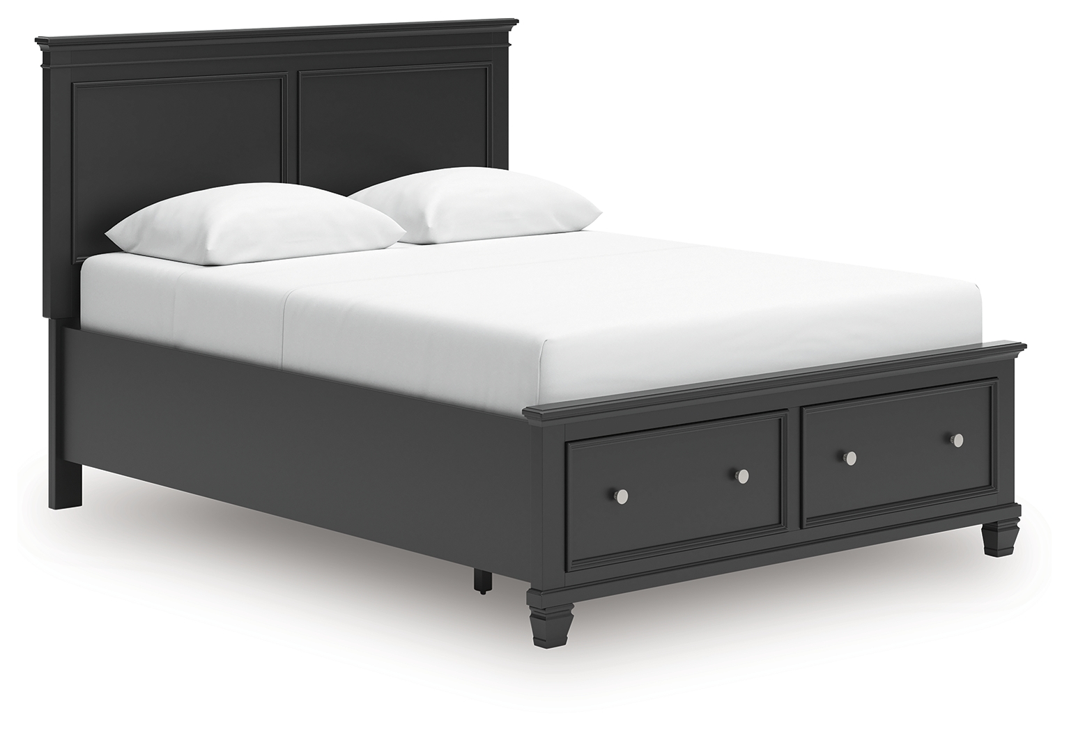 Queen Panel Storage Bed