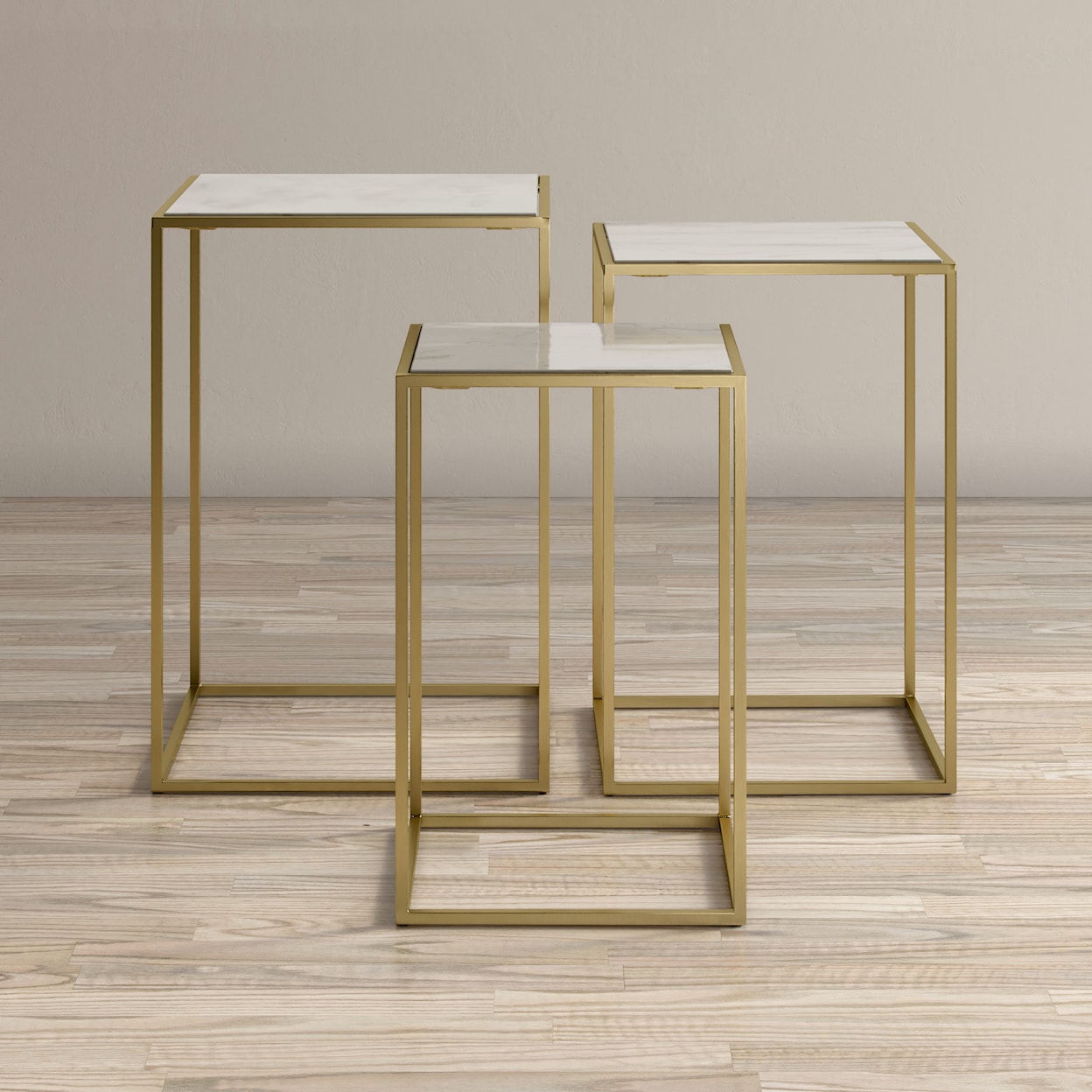 Jofran Global Archive Sorrento Nesting Table - Set of 3