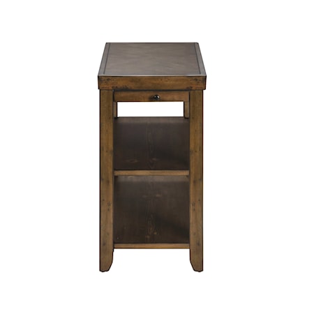 3-Shelf Chairside Table