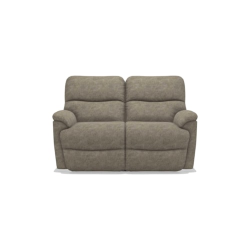 Casual Power Reclining Loveseat with Power Headrest