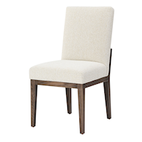 Casual Upholstered Side Dining Chair