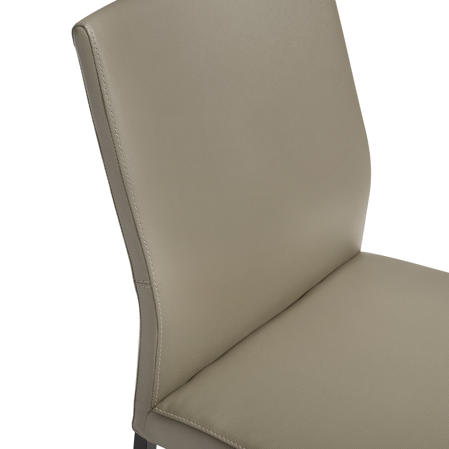 Armen Living Kash Faux-Leather Dining Chair
