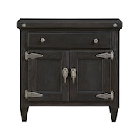 Modern Farmhouse Bachelor Chest with Felt-Lined Top Drawer