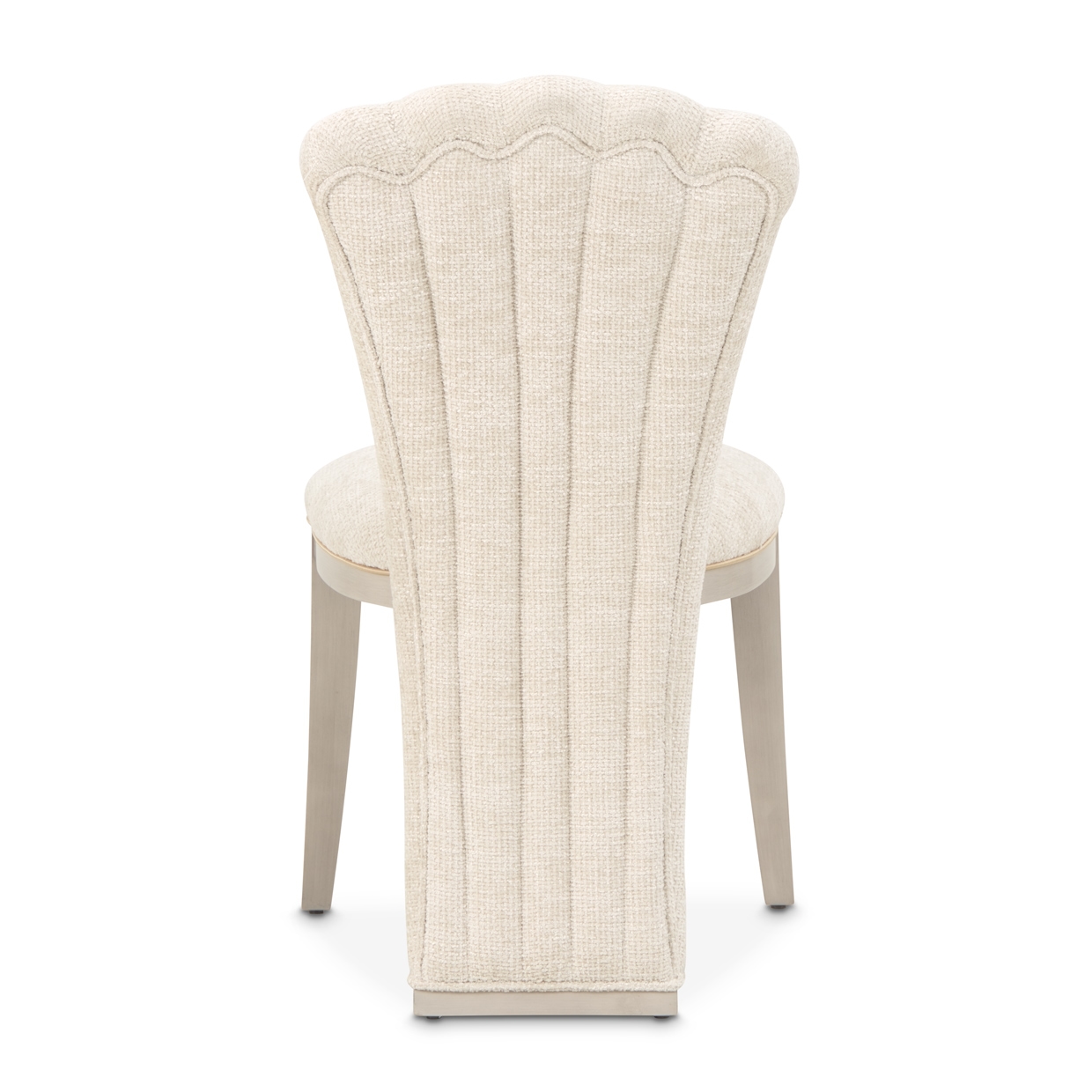 Upholstered Shell-Back Vanity Chair