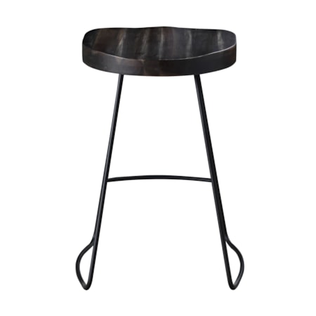 Canyon Ridge Brown Vintage Swivel Stool