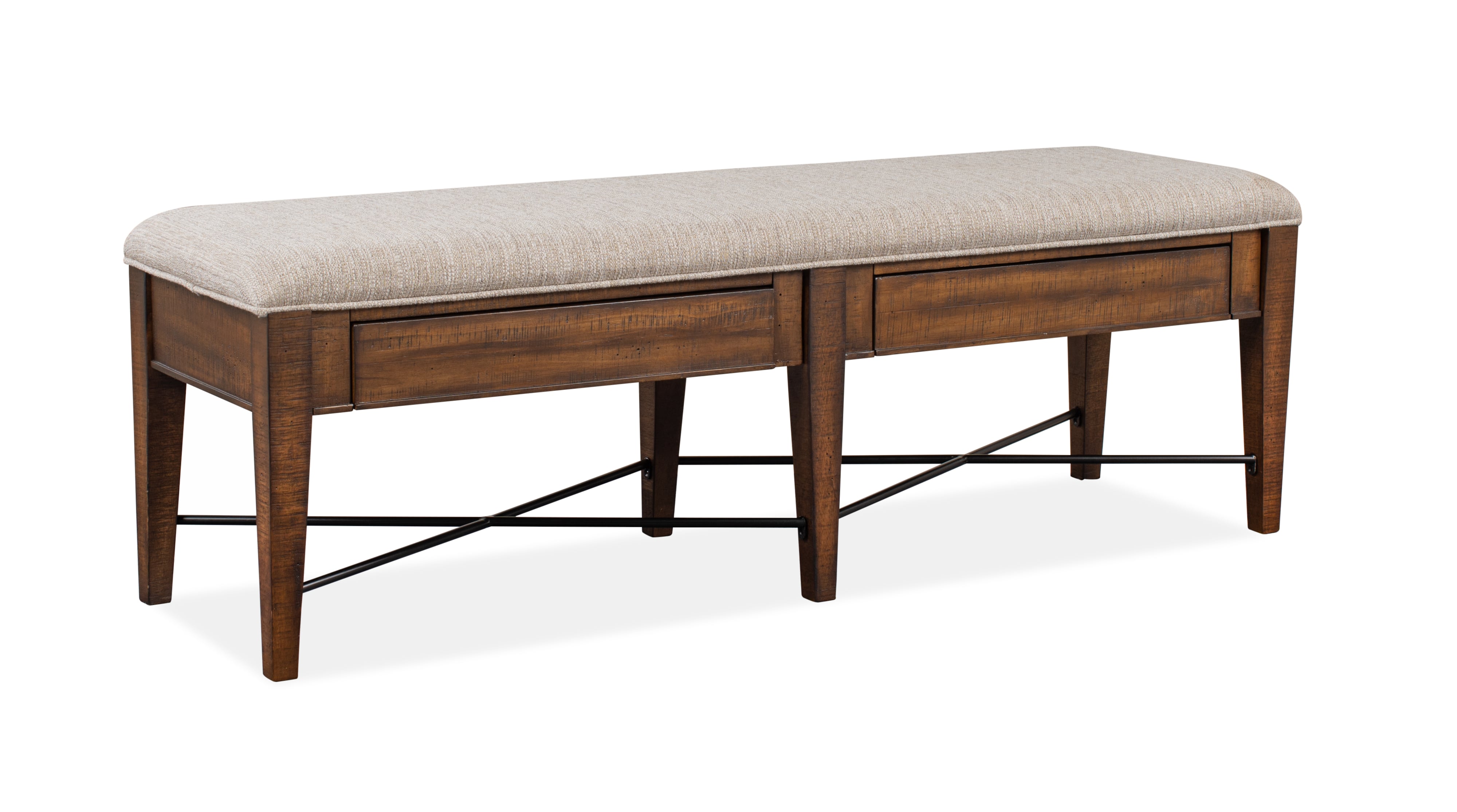 Sharon Bay Creek Bench w/Upholstered Seat