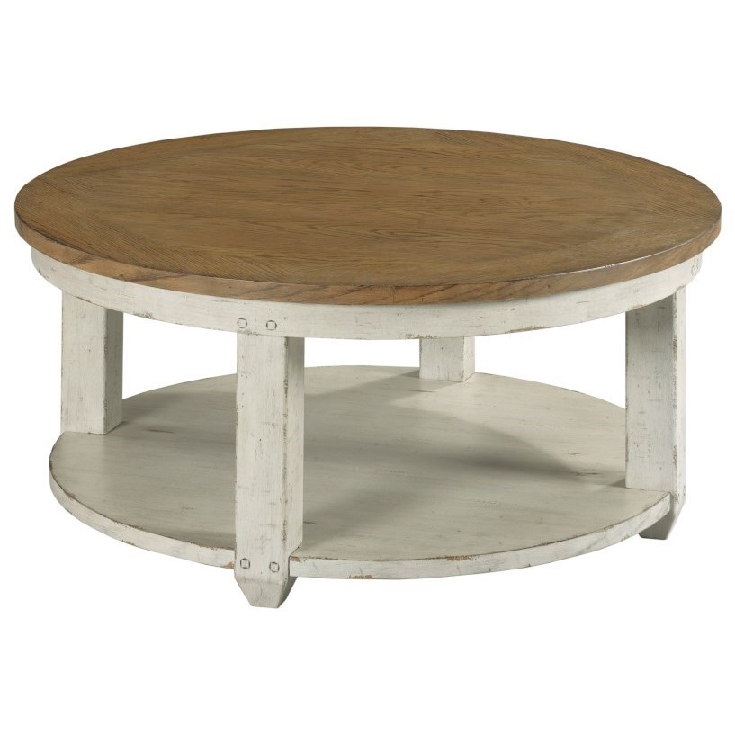 farmhouse coffee table circle