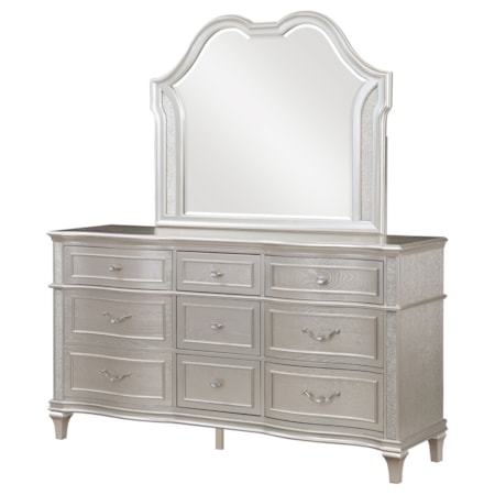 9-drawer Dresser w/ Mirror