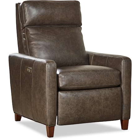 Transitional Power Recliner with Exterior Release