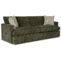Casual Sofa with Two Pillows