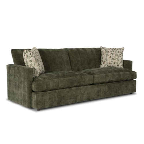 Casual Sofa with Two Pillows