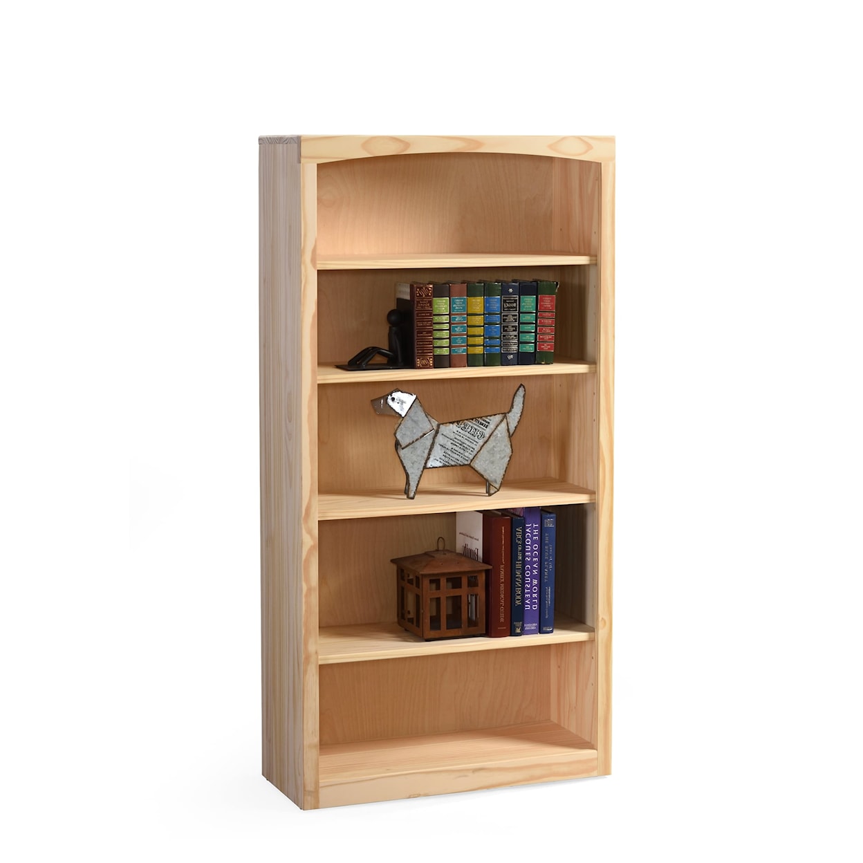 Archbold Furniture Pine Bookcases Customizable 30 X 60 Pine Bookcases