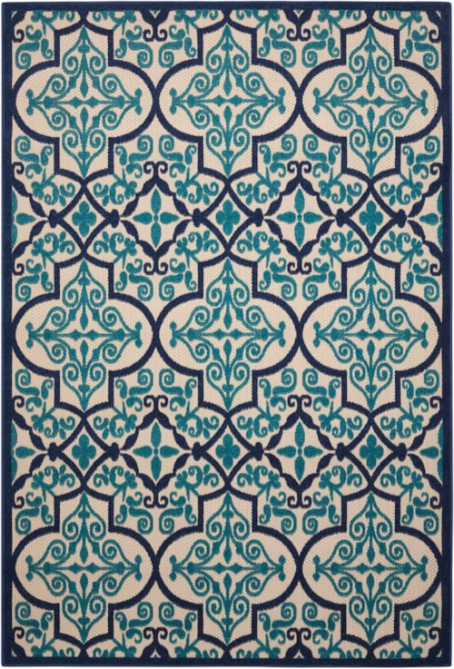 3'6" x 5'6" Navy Rectangle Rug