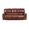 Leather Italia USA Georgetowne Broadway Power Glider Reclining Sofa