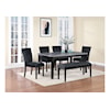 Global Furniture D8685DT+DC+BN 6pc Dining Table Set
