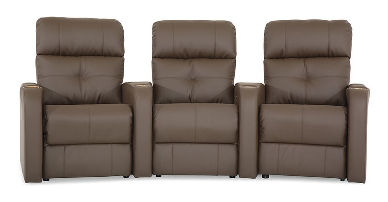 Audio 3-Seat Curved Theater Sectional