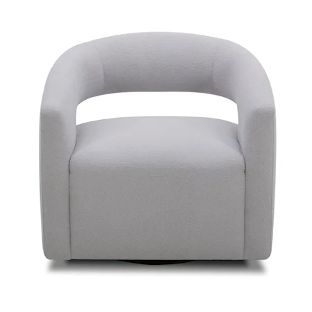 Contemporary Open Back Accent Chair