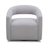 Paramount Living Orbit - Dame Dove Open Back Accent Chair