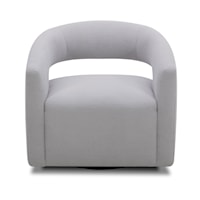 Contemporary Open Back Accent Chair