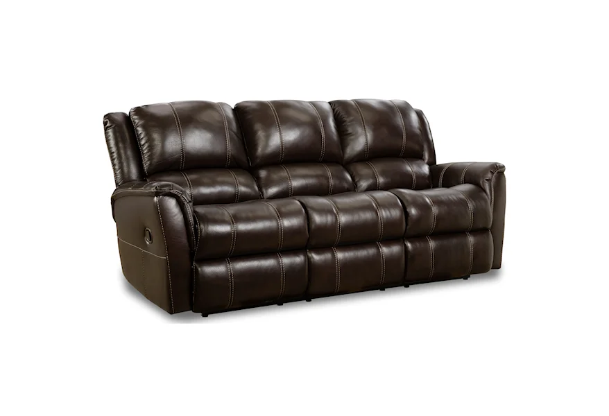 188 Double Reclining Power Sofa by HomeStretch at Powell's Furniture and Mattress