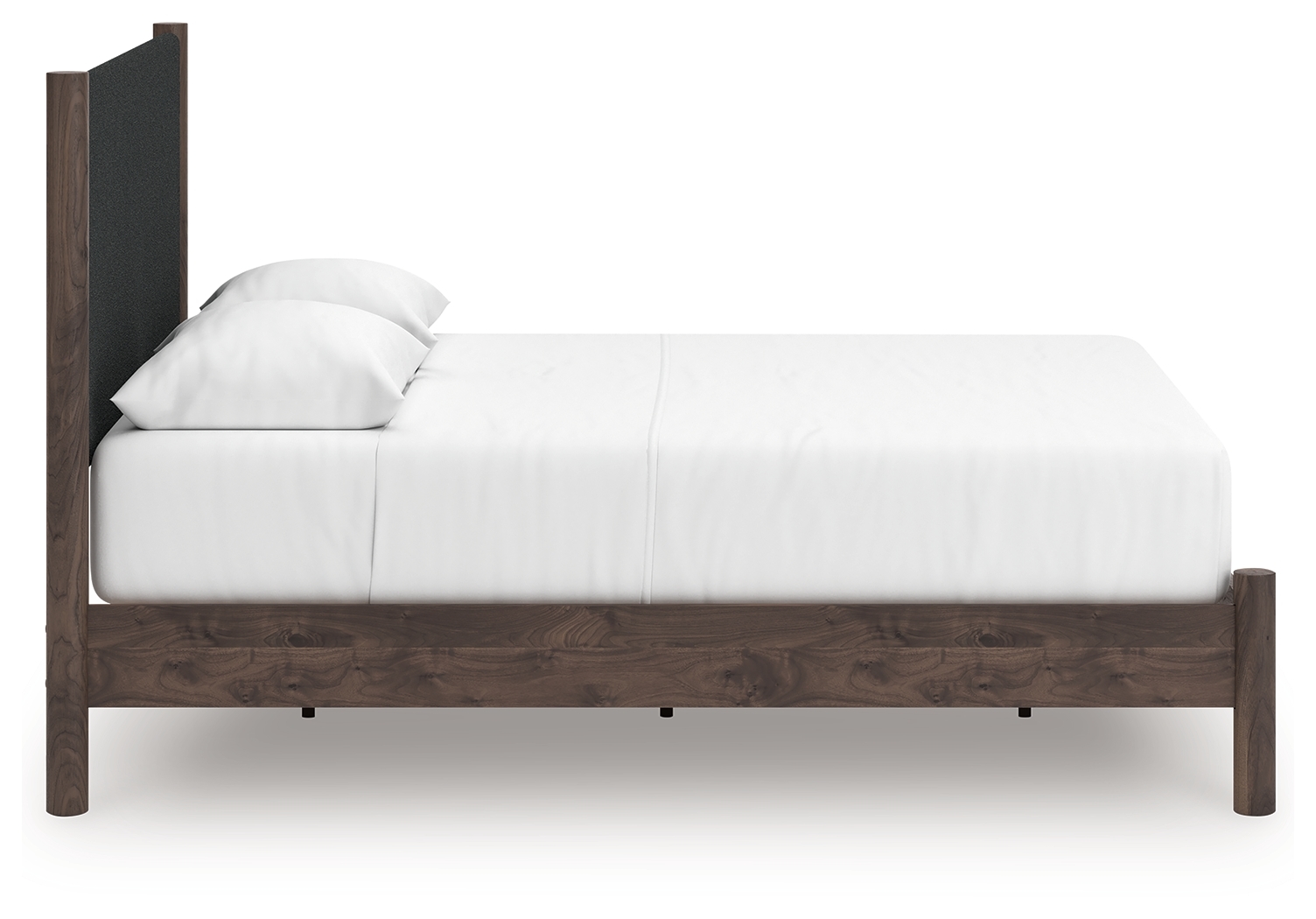 Queen Upholstered Panel Platform Bed
