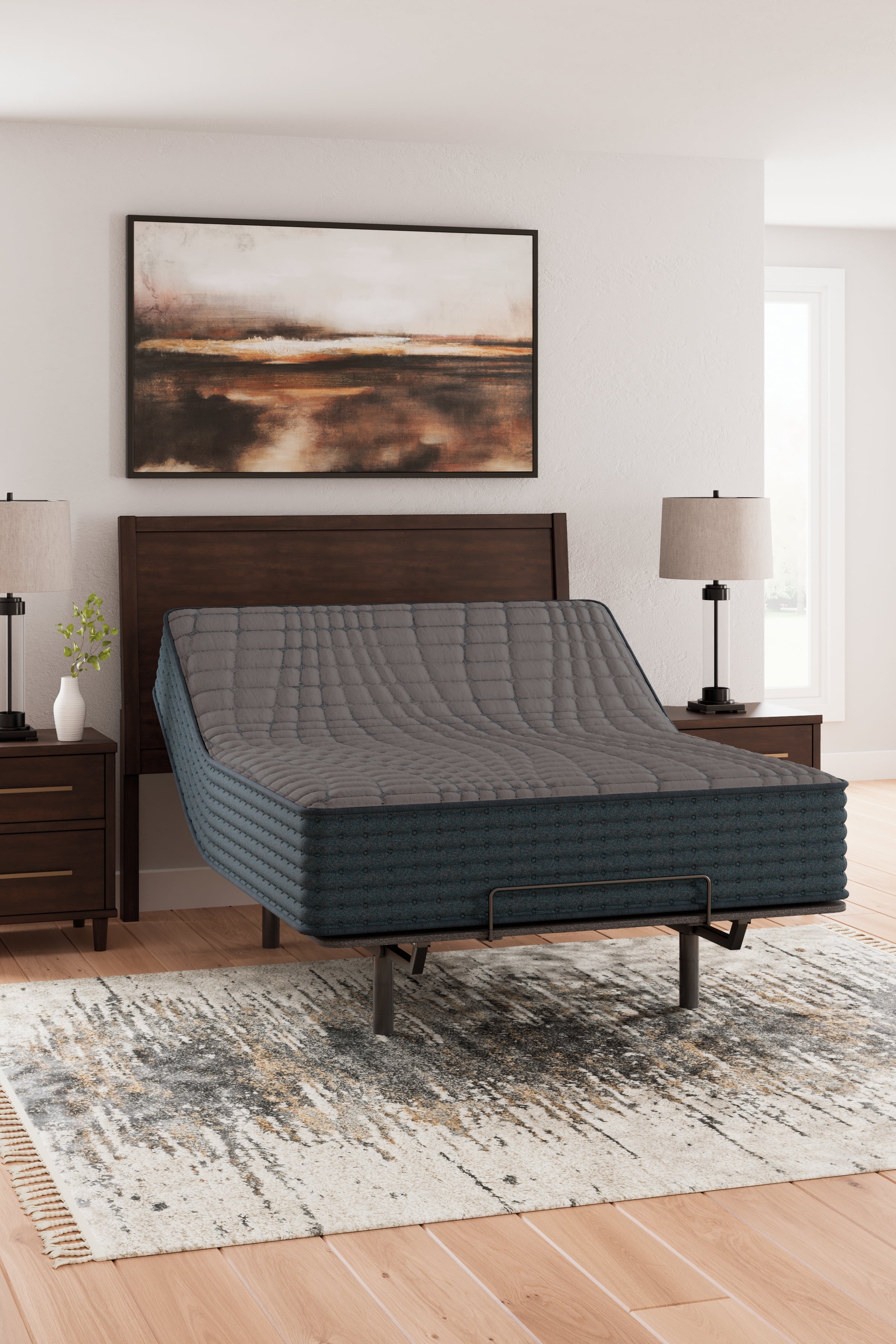 Sierra Sleep Gray 1200 Hybrid King Mattress