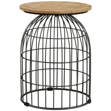Bernardo Wire Frame Side Table and