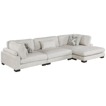 3-Piece Sectional Sofa with Chaise
