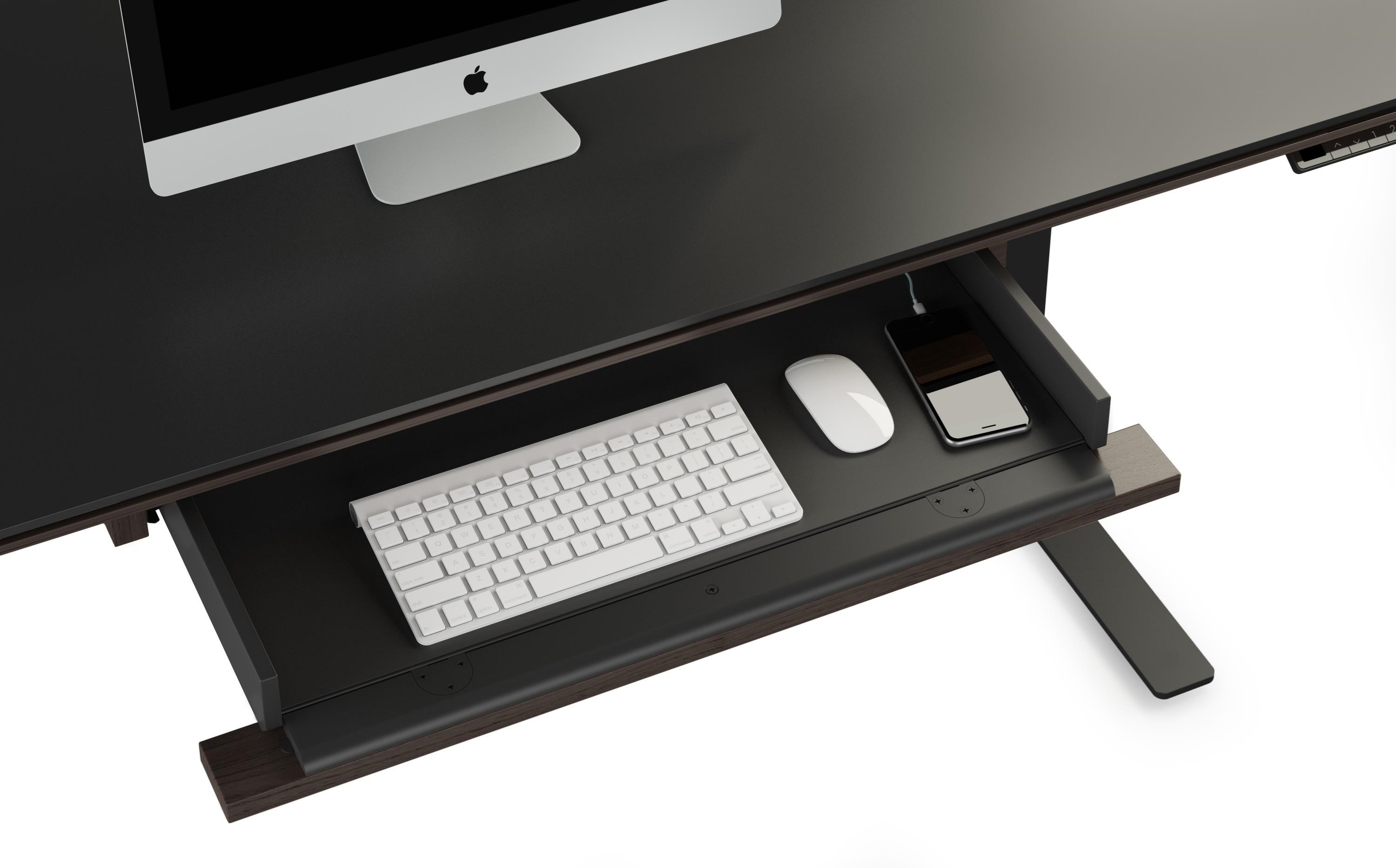 BDI Sequel 20 Lift Standing Desk w/Keyboard Storage Drawer