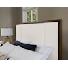 Virginia House Crafted Cherry - Dark Upholstered Panel Bed