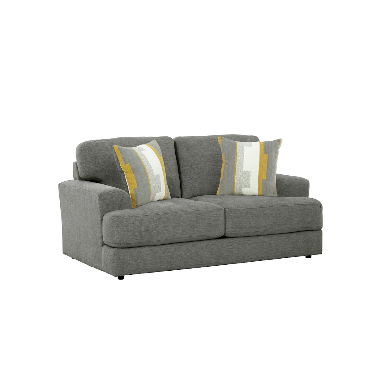 Behold Home BH3970 Balin BRAZIL CHARCOAL LOVESEAT |