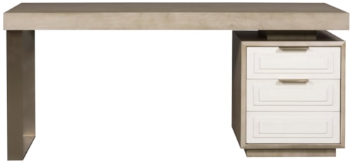 Bowers Desk with Filing Cabinet