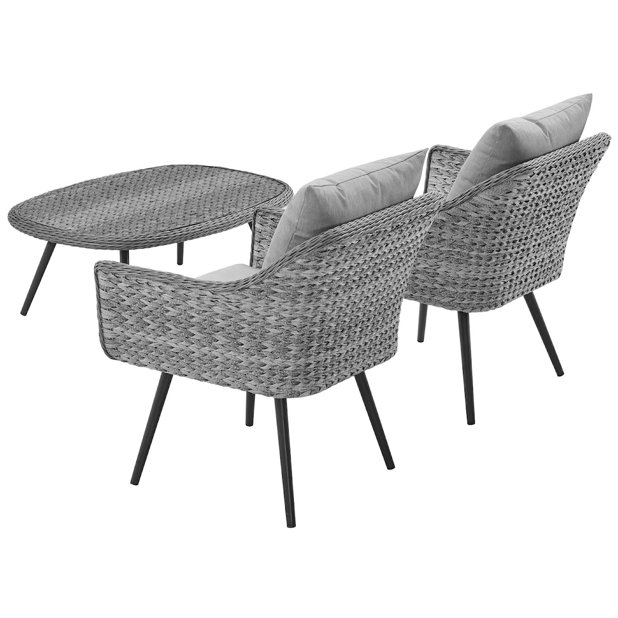 Modway Endeavor Outdoor 3 Piece Set