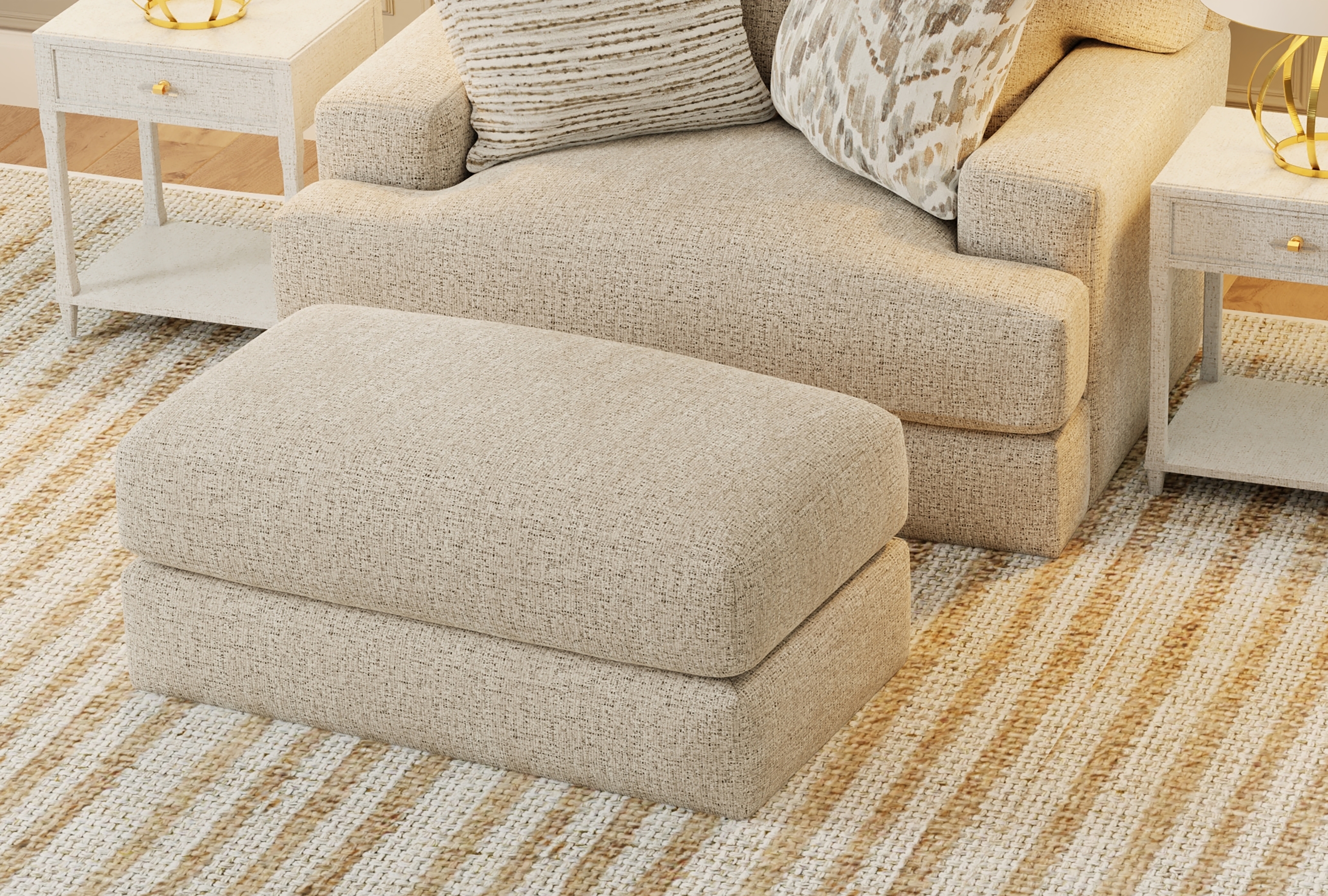 Jackson Furniture Brett Rectangular Ottoman