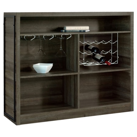 Joe Composite Wood Home Bar Wine Cabinet