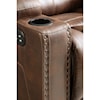 Signature Design by Ashley Furniture Owner's Box Power Reclining Sofa w/ Adjustable Headrests