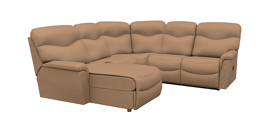 4 Pc Reclining Sectional Sofa