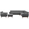 Modway Engage 5 Piece Sectional Sofa