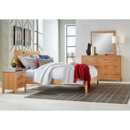 King Modern Platform Bed