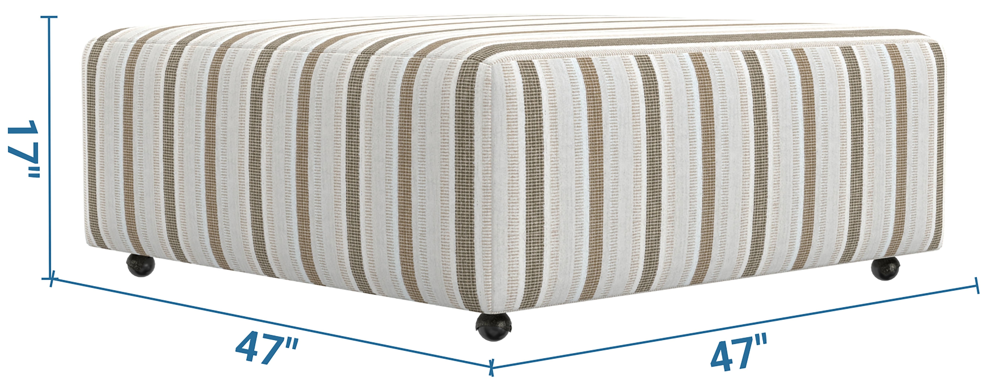 Catnapper Micah Square Cocktail Ottoman