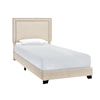 Accentrics Home Fashion Beds Twin Upholstered Bed