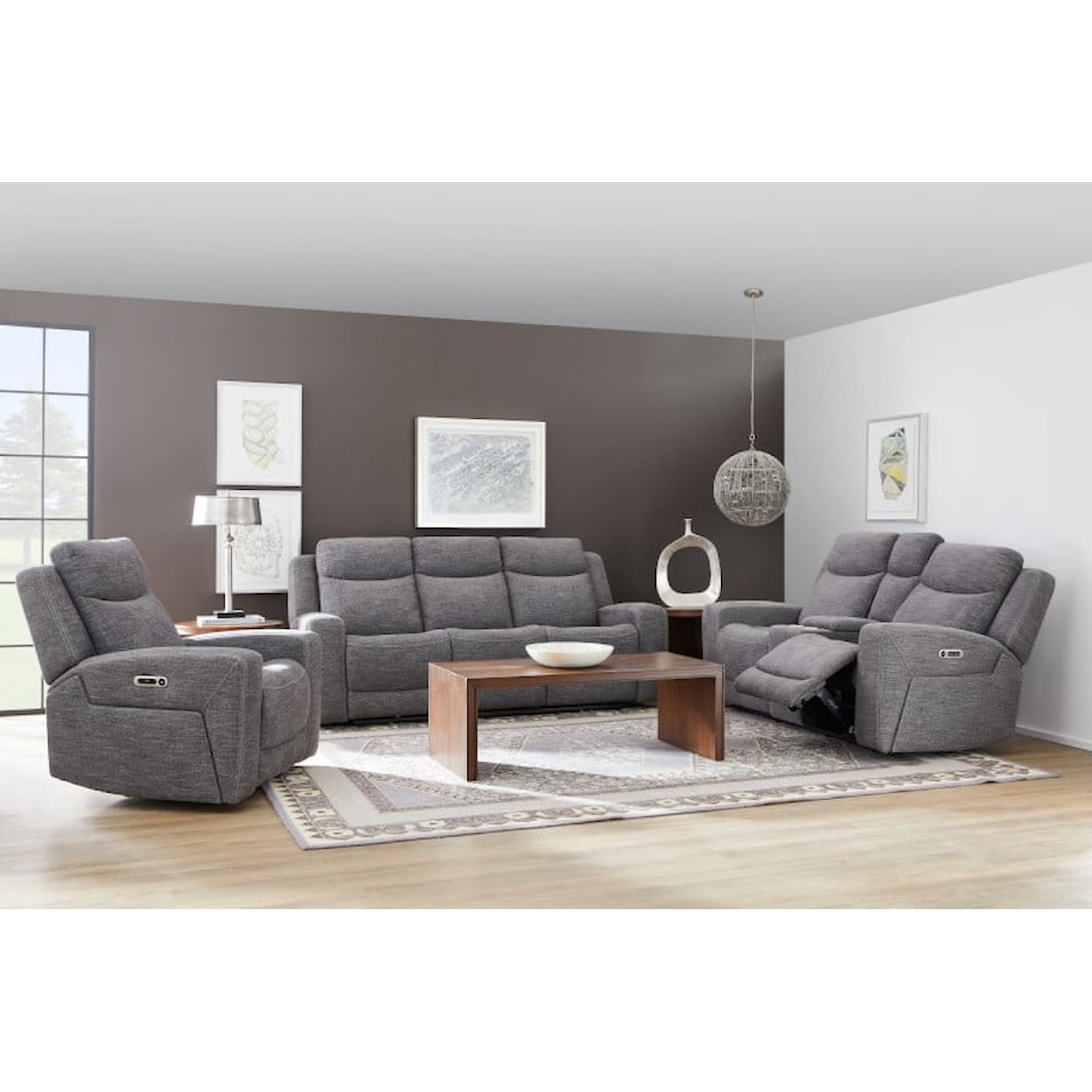 Flexsteel Ridge Power Sofa